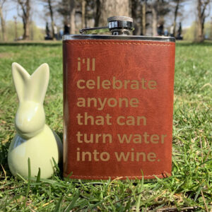 Flasca personalizata - Turn water into wine