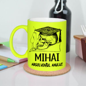 Cana neon personalizata – Absolventul anului