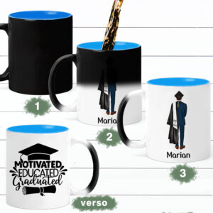 Cana termosensibila personalizata - Absolvent