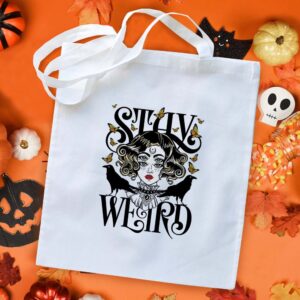 Sacosa personalizata Halloween – Stay Weird