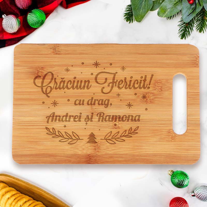 Tocator personalizat Craciun Fericit