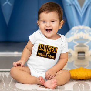 Body bebe, body copil personalizat - Danger is my middle name 2